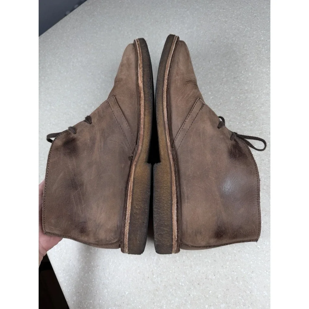 Astorflex Men's Size 11 Brownflex Brown Leather Crepe Outsole Chukka Boots